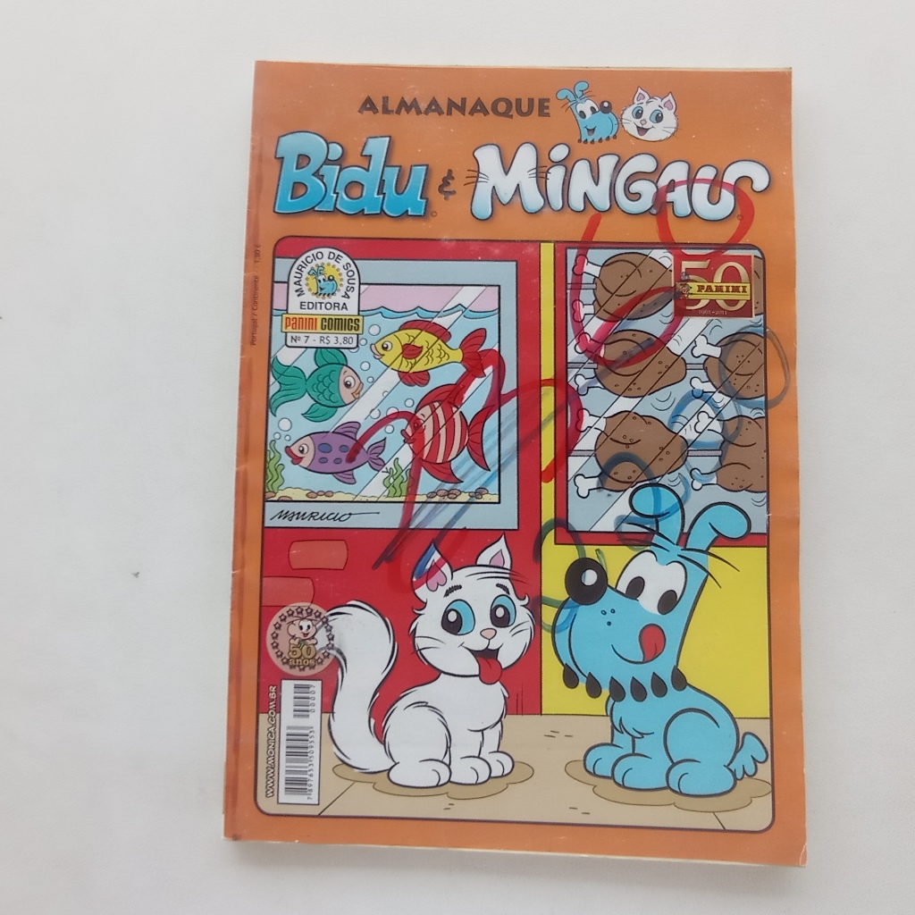 Almanaque do Bidu e Mingau nº 7 - Turma da Mônica - Ed. Panini - 2011