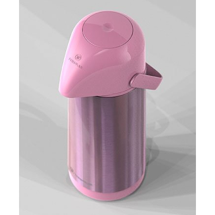 Garrafa Térmica Lúmina Rosa Balé 1L Bomba de Pressão Termolar · foto 2