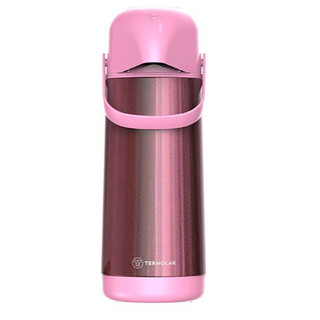 Garrafa Térmica Lúmina Rosa Balé 1L Bomba de Pressão Termolar