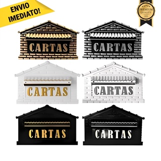 Caixa de Correio Tijolinho para Grade e Muro em Pvc Reforçado Moderna em Oferta na Shopee