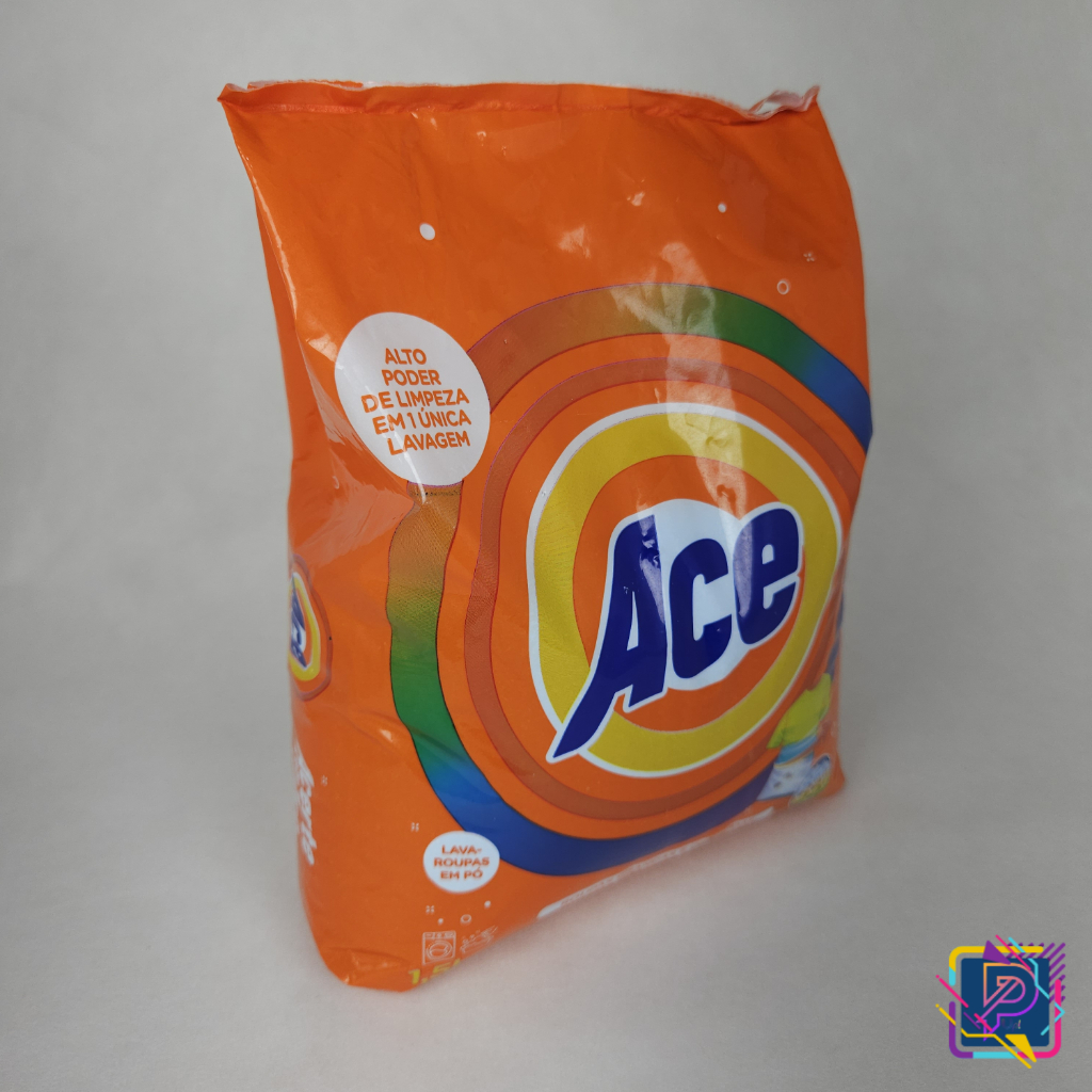 Sabão em Pó Ace 1,5 Kg - Roupas Brancas e Coloridas em Oferta na Shopee