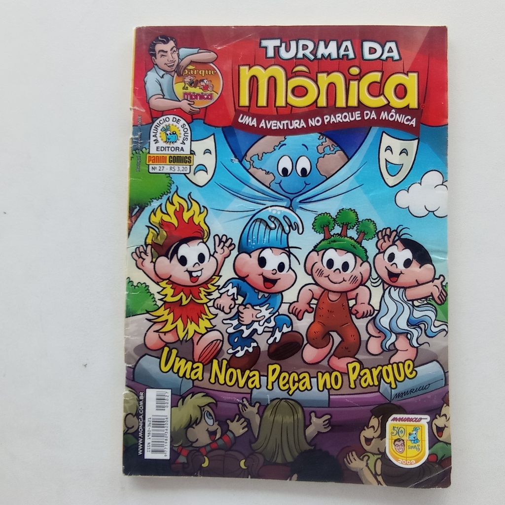 Gibi Uma Aventura no Parque da Mônica nº 27 - Ed. Panini - 2009