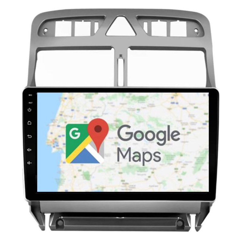 Central multimidia Peugeot 307 9 polegadas 4Gb+32 CarPlay, Android auto