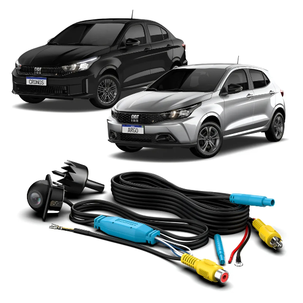 Câmera de Ré Faaftech para Fiat Argo / Cronos