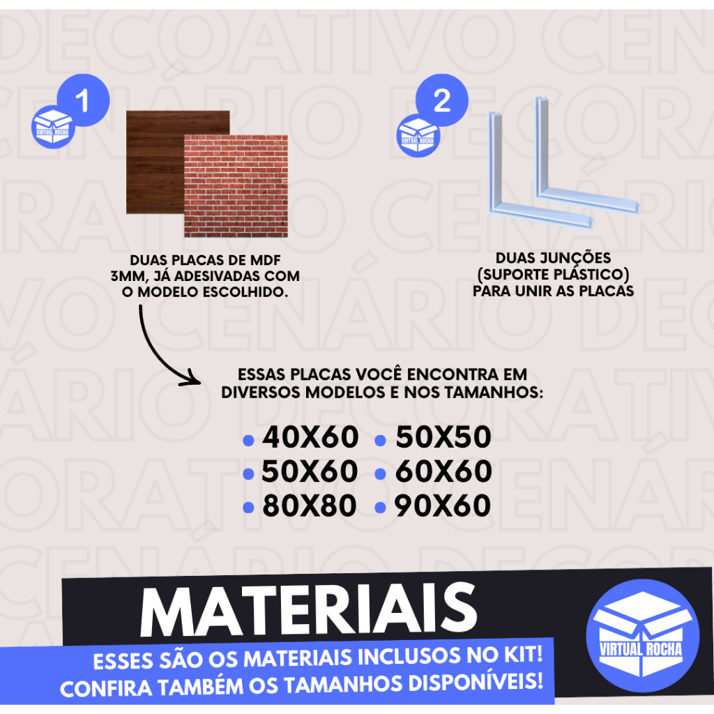 Fundo Fotográfico MDF 2 Peças Mármore Branco com Parede Painel Decorativo Elegante