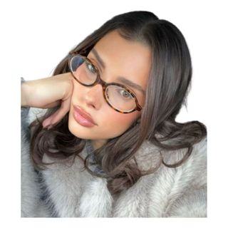 Óculos de Sol Vintage Leopardo Miu Feminino Com Case Armação Aro Oval Luxo Moda Proteção UV400 em Oferta na Shopee