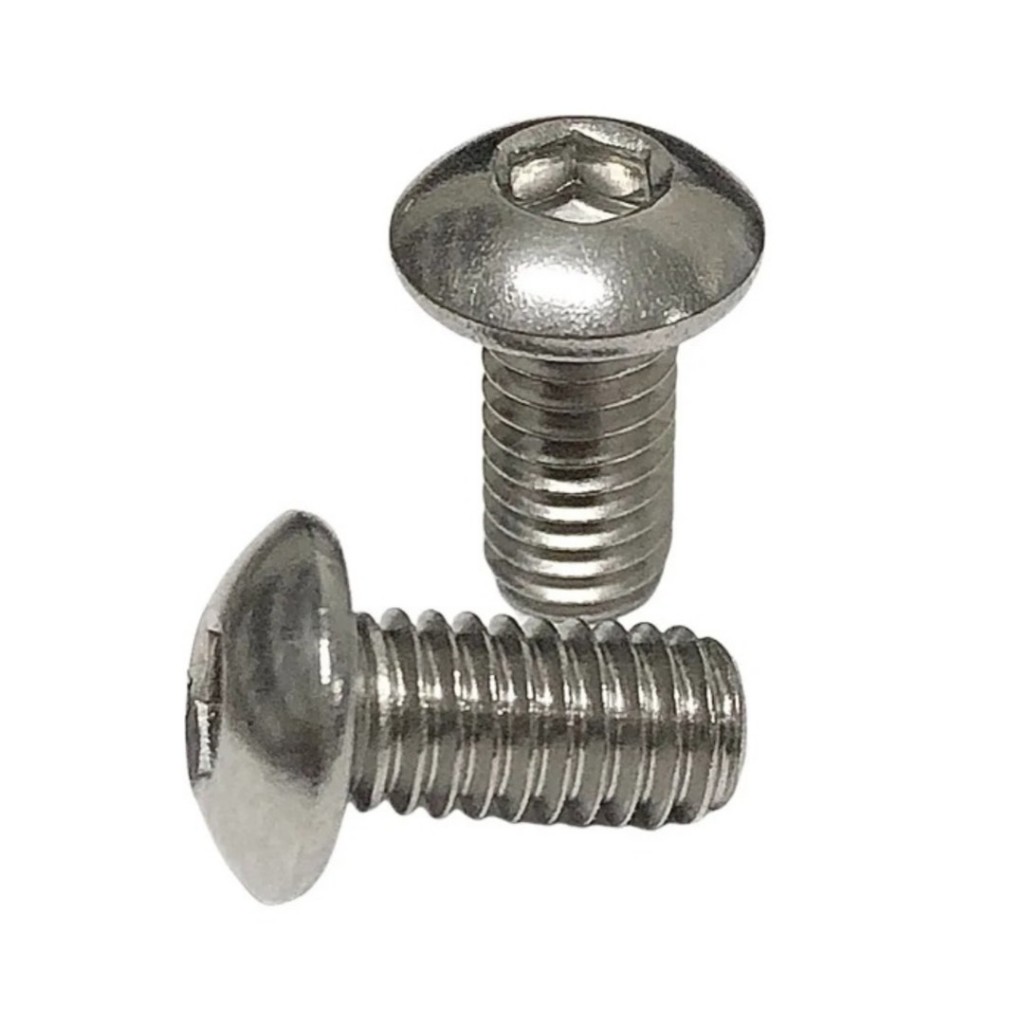 Parafuso Allen Cabeça Abaulada M4 X 10mm Inox