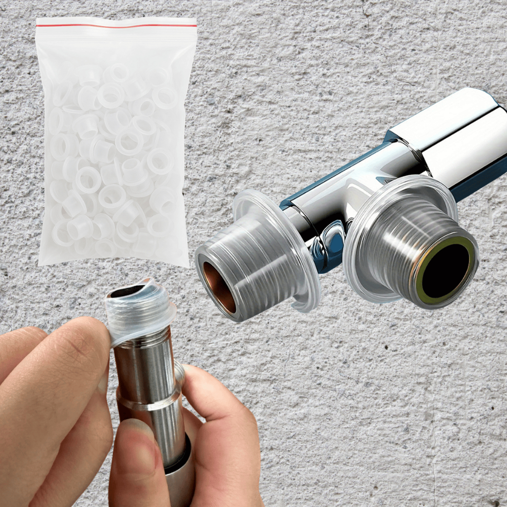 Kit 5/10/20/50/100 Peças Veda Rosca Silicone Vedantes Juntas Vedação De Vazamentos Borrachas 1/2 3/4 em Oferta na Shopee