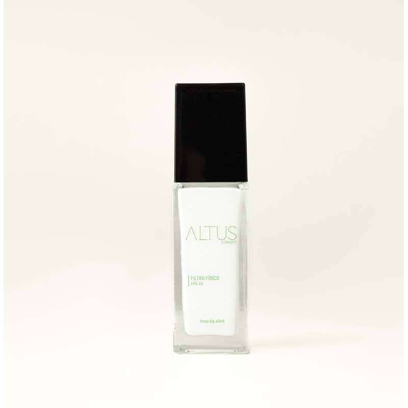 Protetor Solar Facial Físico Altus Concept Sem Cor Proteção UVA UVB Para Todos Os Tipos De Pele 40ml