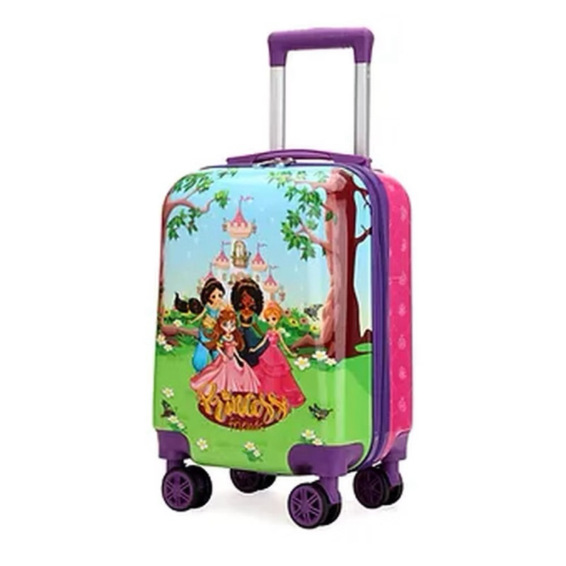Mala Infantil Escolar Viagem Bordo Princesa Friends MLPR- 8 kg ABS Rígido Rodinha 360°
