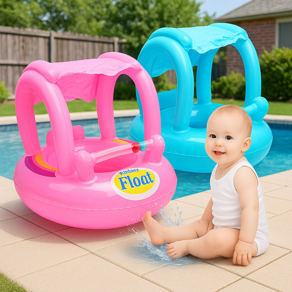 Boia Bebê Infantil Inflável Cobertura Proteção Piscina Criança