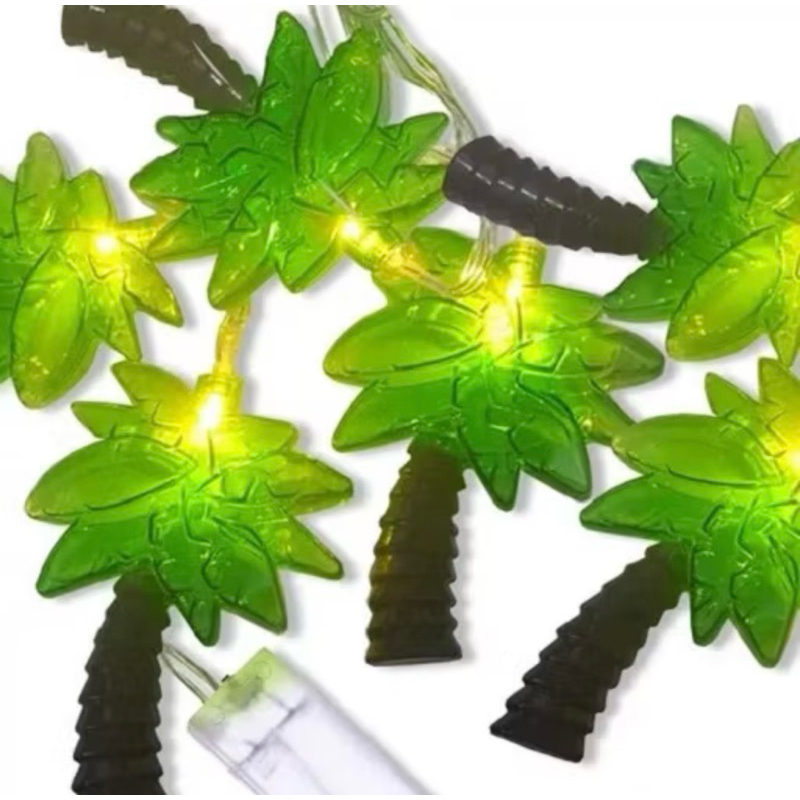 CORDÃO LUMINOSO | COMPRIMENTO: 1,65CM | ABACAXI | COQUEIRO | DECORAÇÃO FESTA | TEMÁTICA | ANIVERSÁRIO | NATALINA