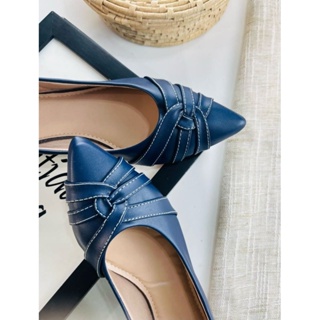 Sapatilha Curva Azul Marinho Confort Sofisticada em Oferta na Shopee