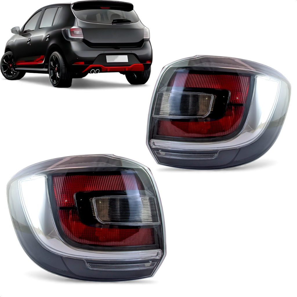 Lanterna Traseira Sandero Stepway Rs 2015 2016 2017 18 2019