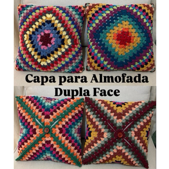 Capa Almofada Crochê Barbante: Onde Comprar | BuscaProdutos