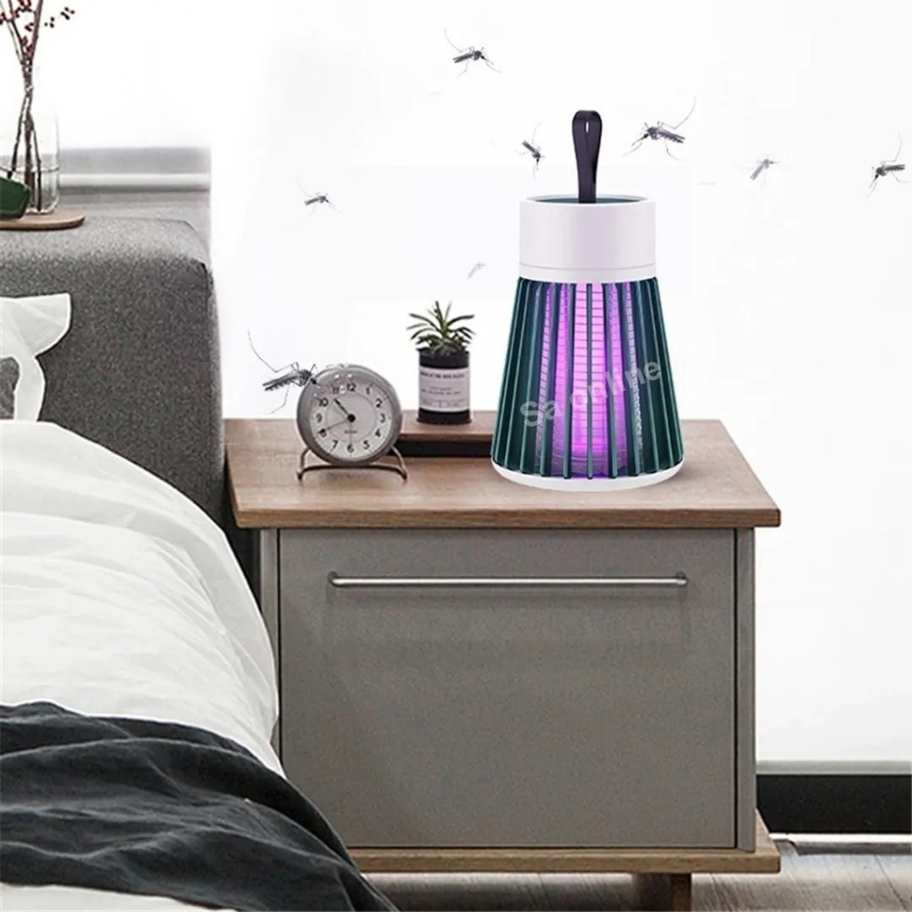 Lâmpada Elétrica armadilha Mata Mosquitos  Pernilongo com Luz UV USB