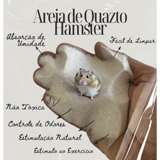 Areia Estéril de Quartzo 1kg para Banho de Hamster Chinchila Gerbil Produto Premium em Oferta na Shopee