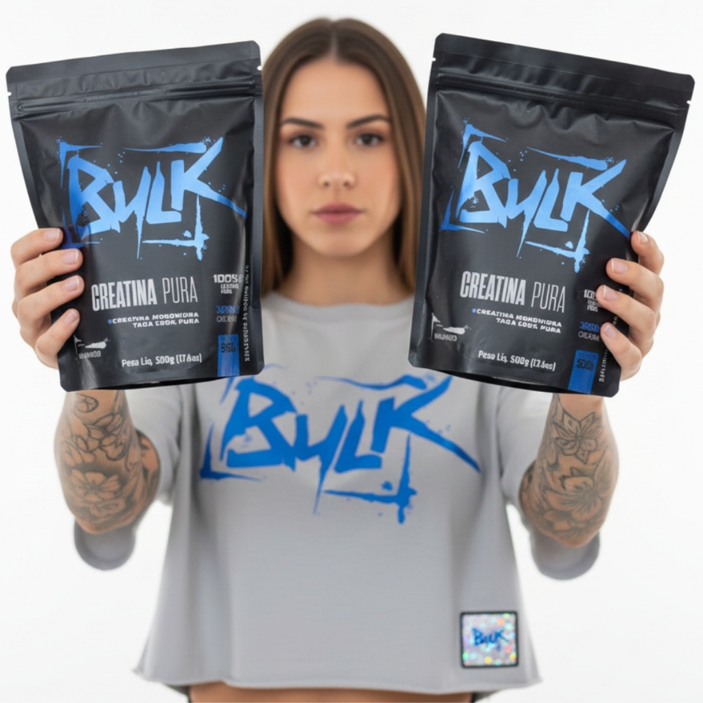 Kit 2 Creatina 500g Refil 100% Pura Bulk Nutrition em Oferta na Shopee