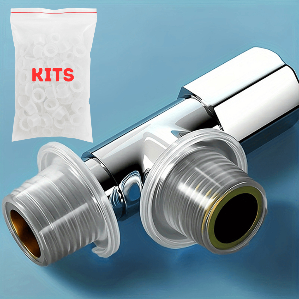 Kit 5/10/20/50 Peças Veda Rosca Silicone Vedantes Juntas Vedação De Vazamentos Borrachas Pra 1/2 3/4 em Oferta na Shopee