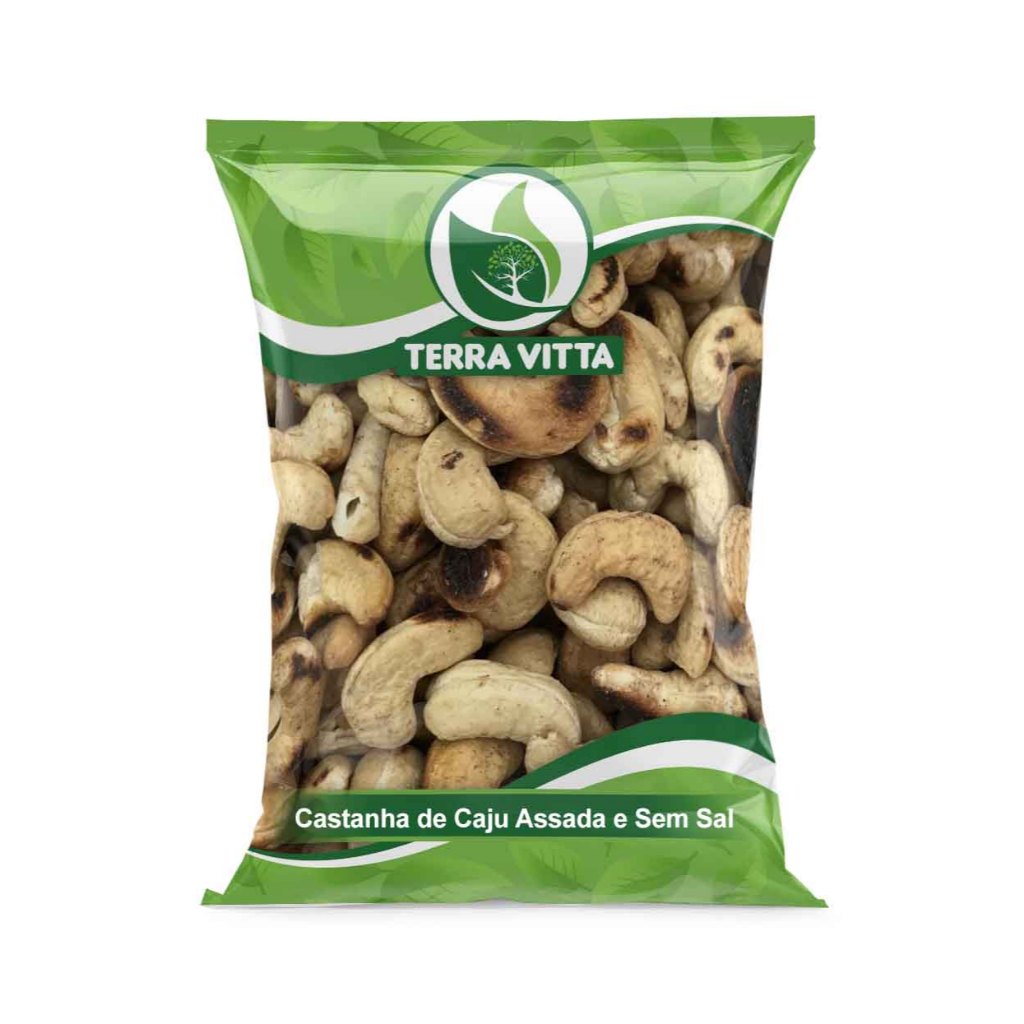 Castanha de Caju Assada e Sem Sal