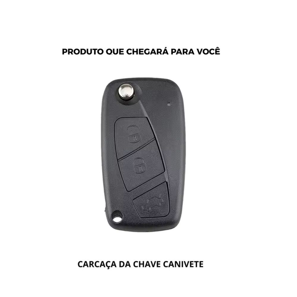 Chave Canivete Fiat Stilo Punto Idea Linea 3bts 2006 A 2016 — imagem 2 de 2