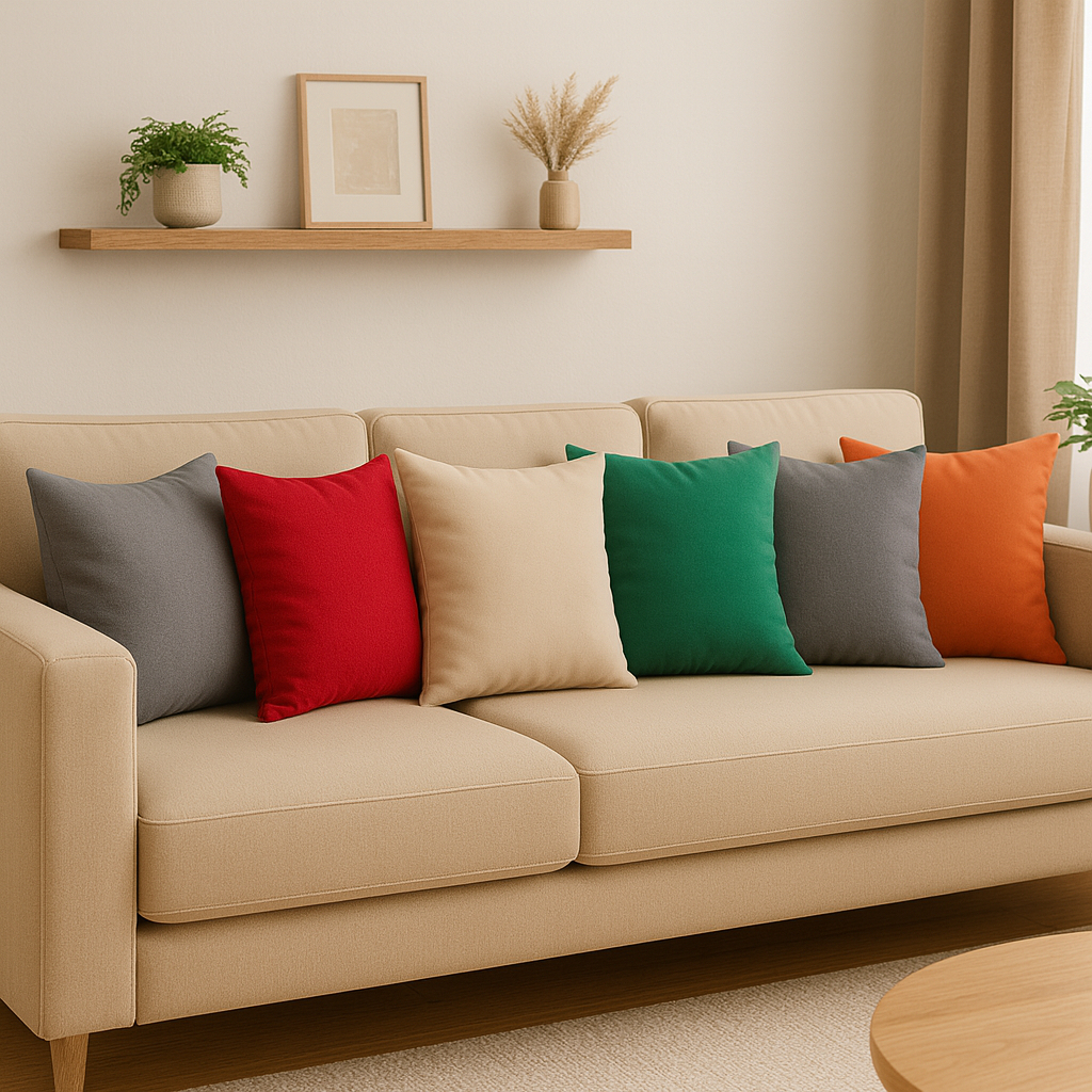 Kit Com Almofadas Suede 40x40 Extra Grande Com Zíper em Oferta na Shopee