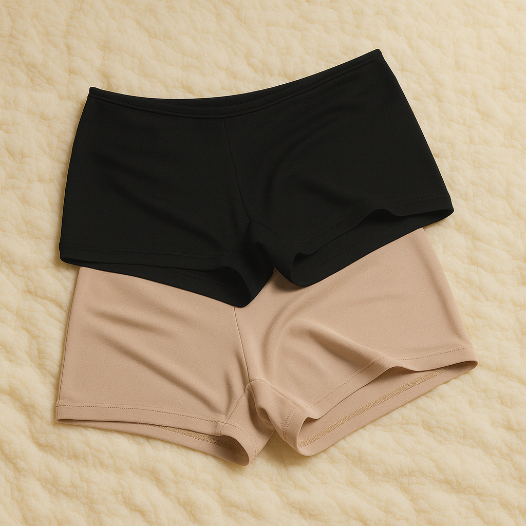 Kit 2 Shortinho Anágua Íntimo Segunda Pele para Vestido e Saia Short Curto