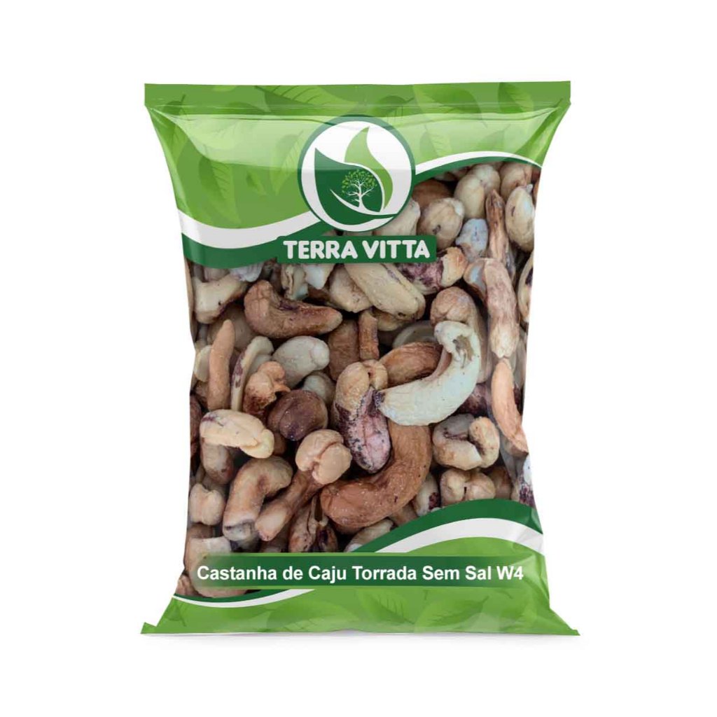 Castanha de Caju Torrada Sem Sal W4 em Oferta na Shopee