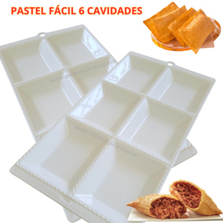 Kit Conjunto Promoção 2 Unidades Formas Modelador Pastel 6 Cavas Grande 8X10 Cm em Oferta na Shopee