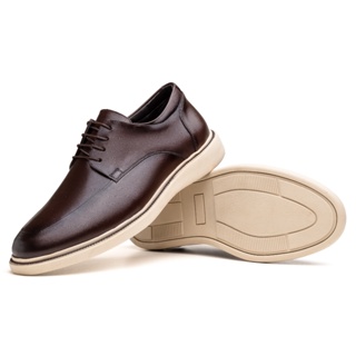 Sapato Derby Casual Lorenzo Masculino Bigioni em Couro Legítimo em Oferta na Shopee