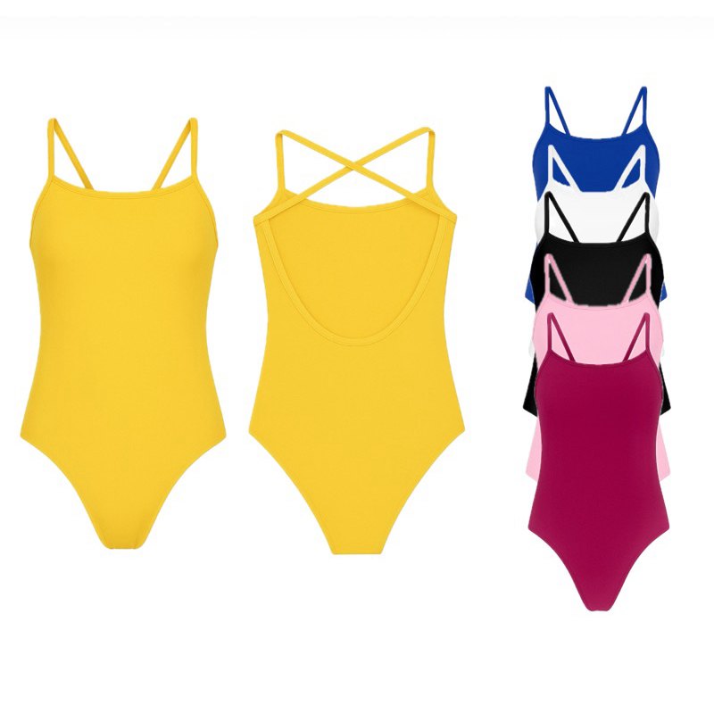 Collant Alça Transpassada - JAZZ/BALLET  infantil & julvenil (ENVIO EM 24H) em Oferta na Shopee