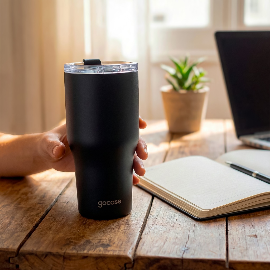 Copo Térmico Daily Gocase Aço Inoxidável - 600ml em Oferta na Shopee