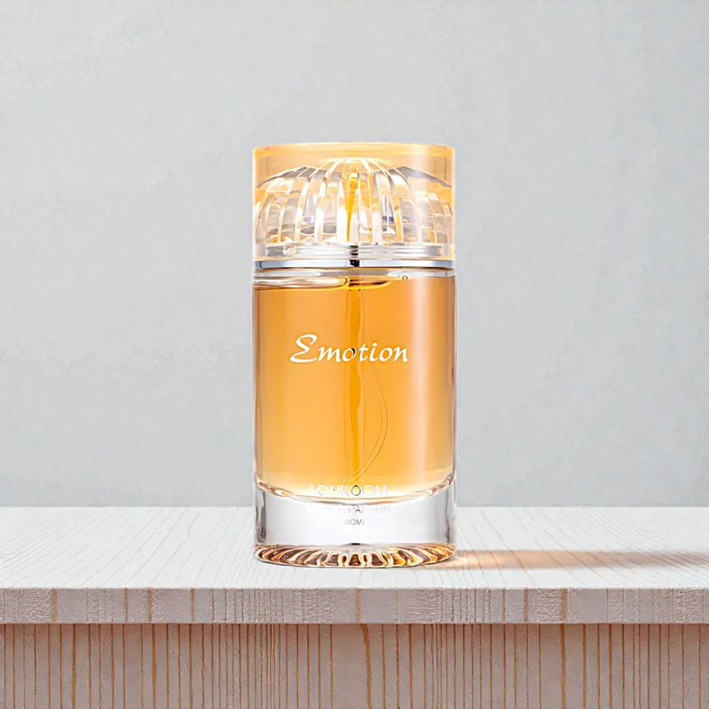 Perfume Emotion Lonkoom Eau de Parfum 100ml – Feminino, Floral Oriental Aveludado, Doce Suave, Elegante e Profundamente