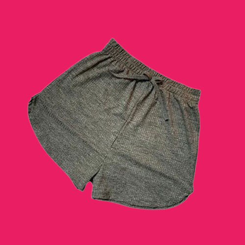 Short curto - Malha canelada | Verão | Malhar | Academia | Praia P ao GG