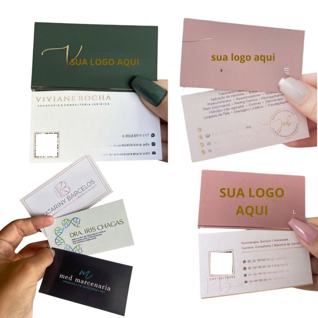 Cartão de Visita Personalizado 100 unidades em Oferta na Shopee