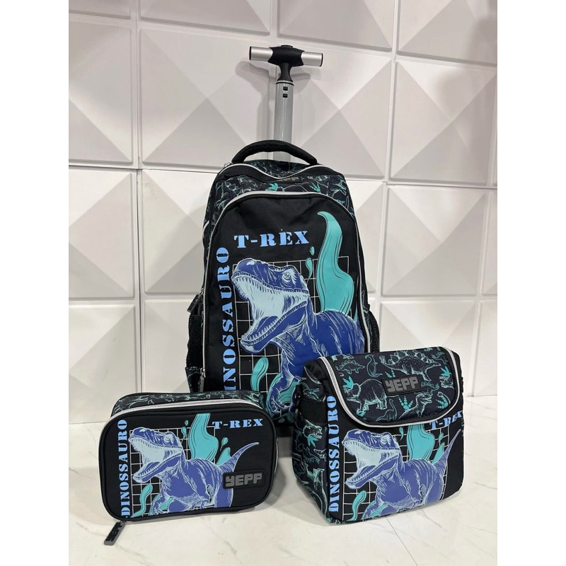 Kit Mochila Dinossauro Yepp: Onde Comprar | BuscaProdutos