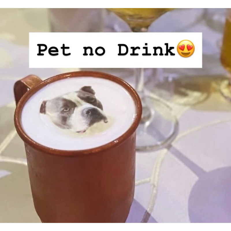 Papel de arroz drink Pet na festa 5x5 100unid