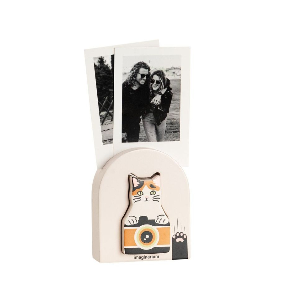 Porta Retrato Duplo Momentos Mágicos Presente Lembrança Decorativo Quadro Imaginarium em Oferta na Shopee