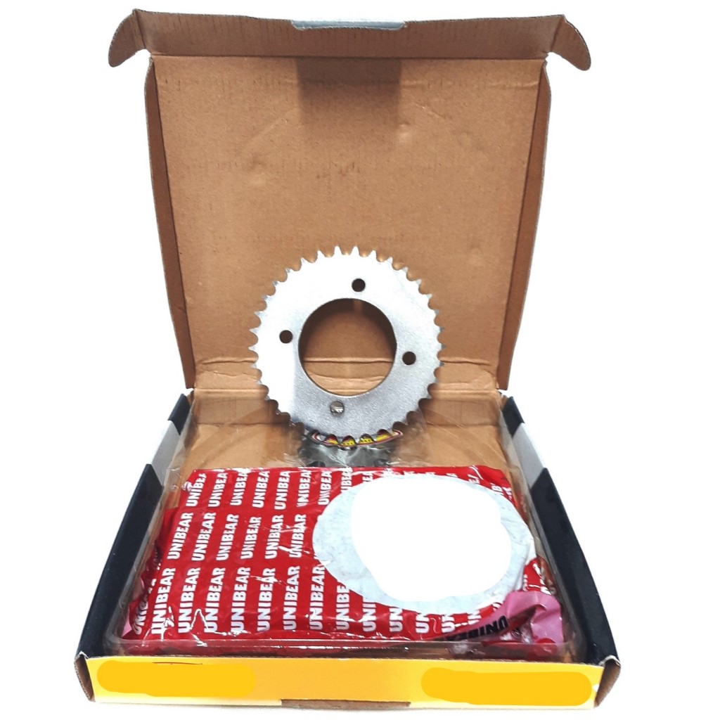 Kit Relação Transmissão Biz 125 Honda Biz125 Bis Biss Ks Es Aço 1045 Novo - 0204