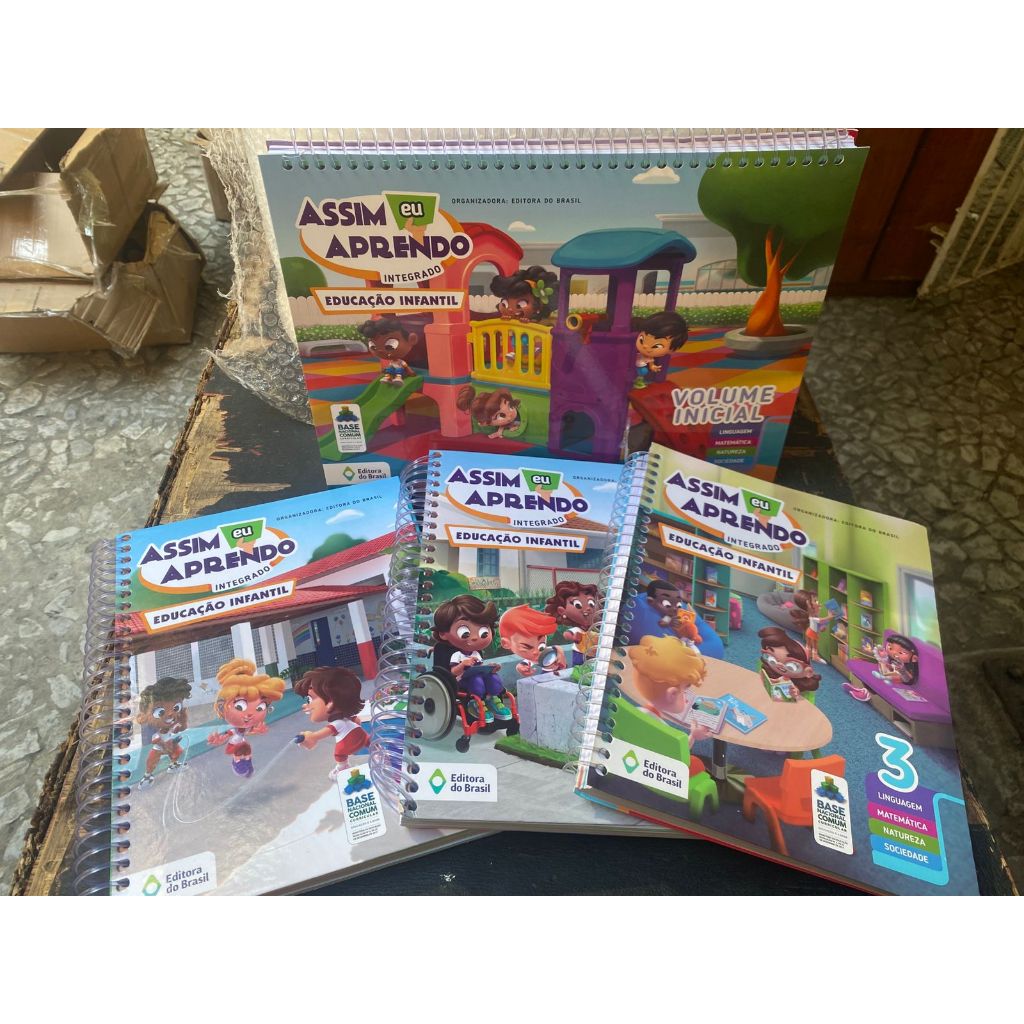 Assim eu aprendo - Educação Infantil (Volume inicial, 1ª, 2ª ou 3ª) Venda avulso em Oferta na Shopee