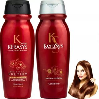 Kerasys Red Camellia Oil ORIENTAL KIT Shampoo e Condicionador Premium  200ML em Oferta na Shopee