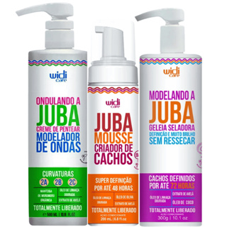 Kit Widi Care Ondulando A Juba, Mousse Criador de Cachos e Geleia Seladora - 3 Itens em Oferta na Shopee
