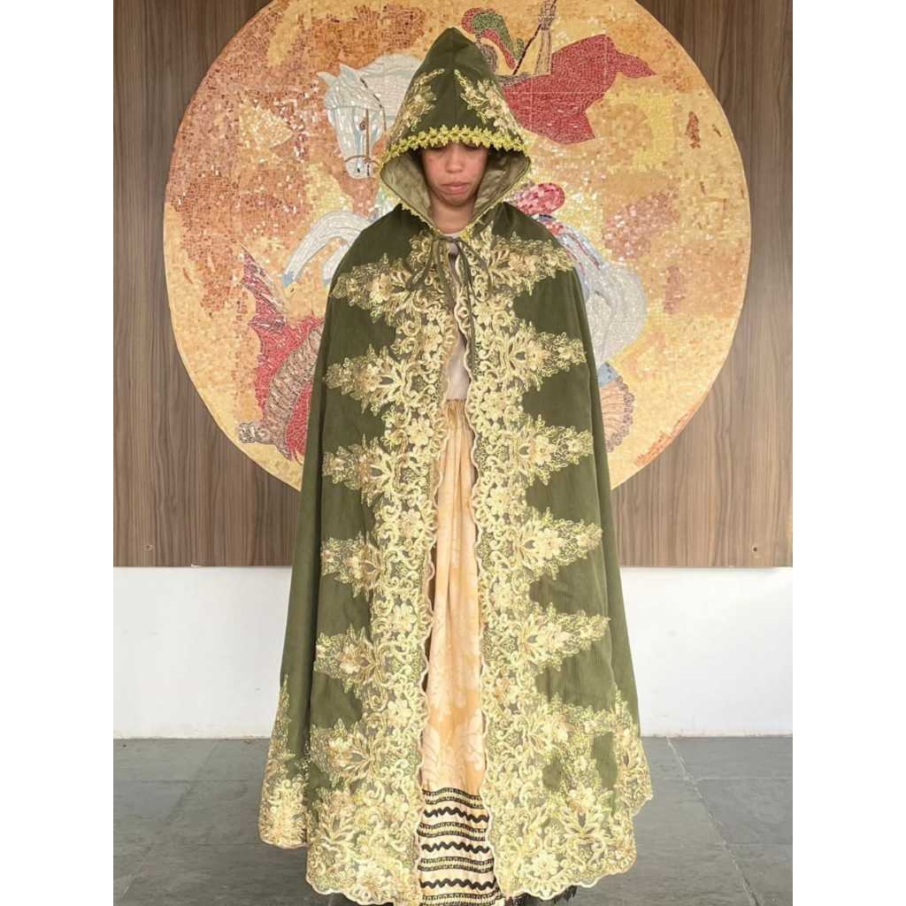 CAPA de Veludo Verde e Dourada Exu veludo/ Pombagira