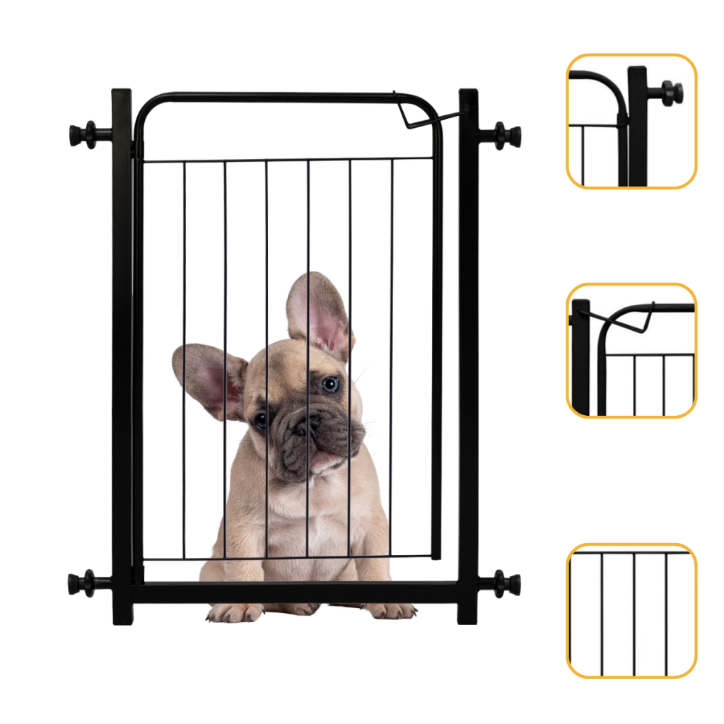 Portão Grade Para Pet Cachorro Cães Segurança Cercado Criança Bebê Proteção  Vários Tamanhos