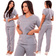 Conjunto Pijama Cirúrgico Scrubs Feminino Uniforme Hospitalar