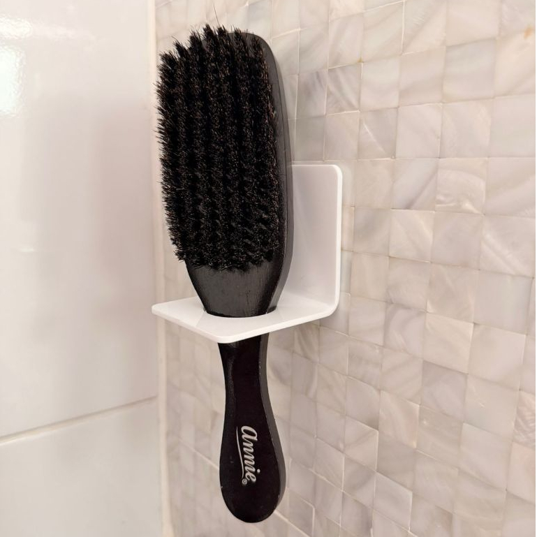 Suporte Porta Escova Um Espaço Para Parede Em Acrílico De Cabelo Organizador