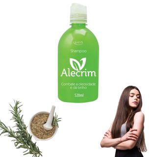 Shampoo Alecrim Fortificante Combate Oleosidade em Oferta na Shopee