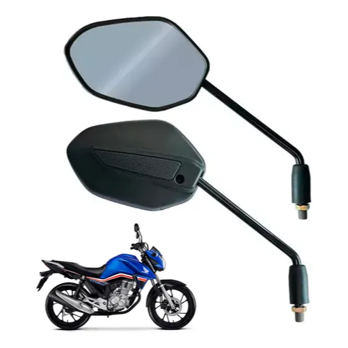 DOIS LADOS ROSCA INVERTIDA - Retrovisor Slyck Titan 160 2018 em diante - Moto - Espelho em Oferta na Shopee