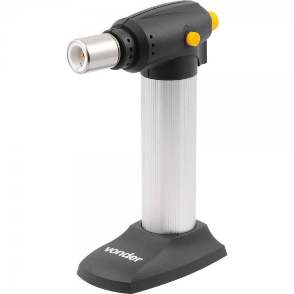 Maçarico Culinário Portátil Profissional Com Regulagem Gás Butano Vonder em Oferta na Shopee