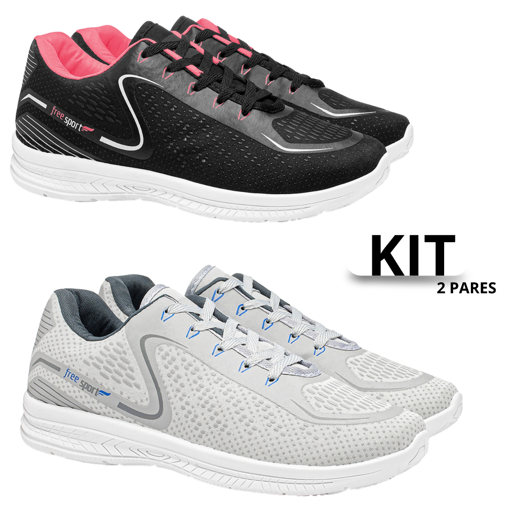Kit Tenis Masculino Feminino Flexível Esporte em Oferta na Shopee